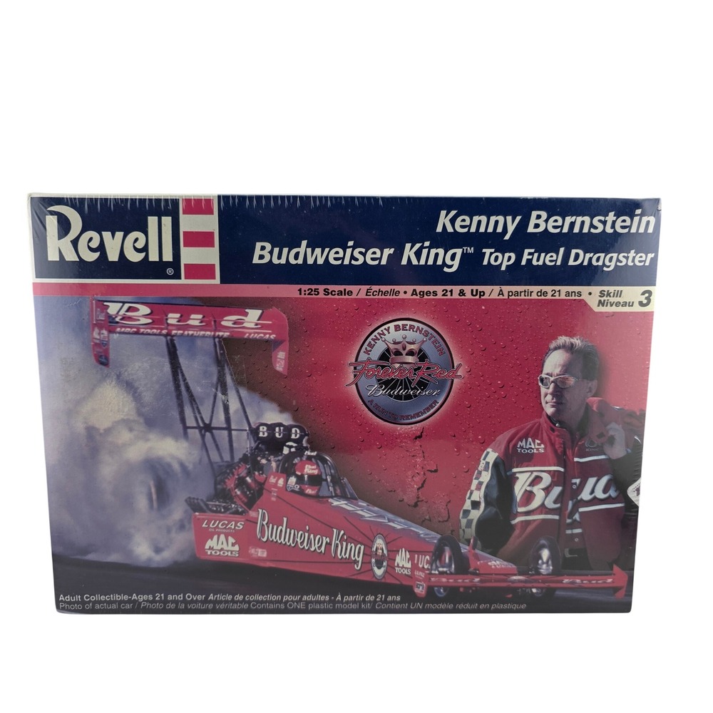 Revell Kenny Bernstein Budweiser King Top Fuel Dragster Kit 1:25 NEW Collectible